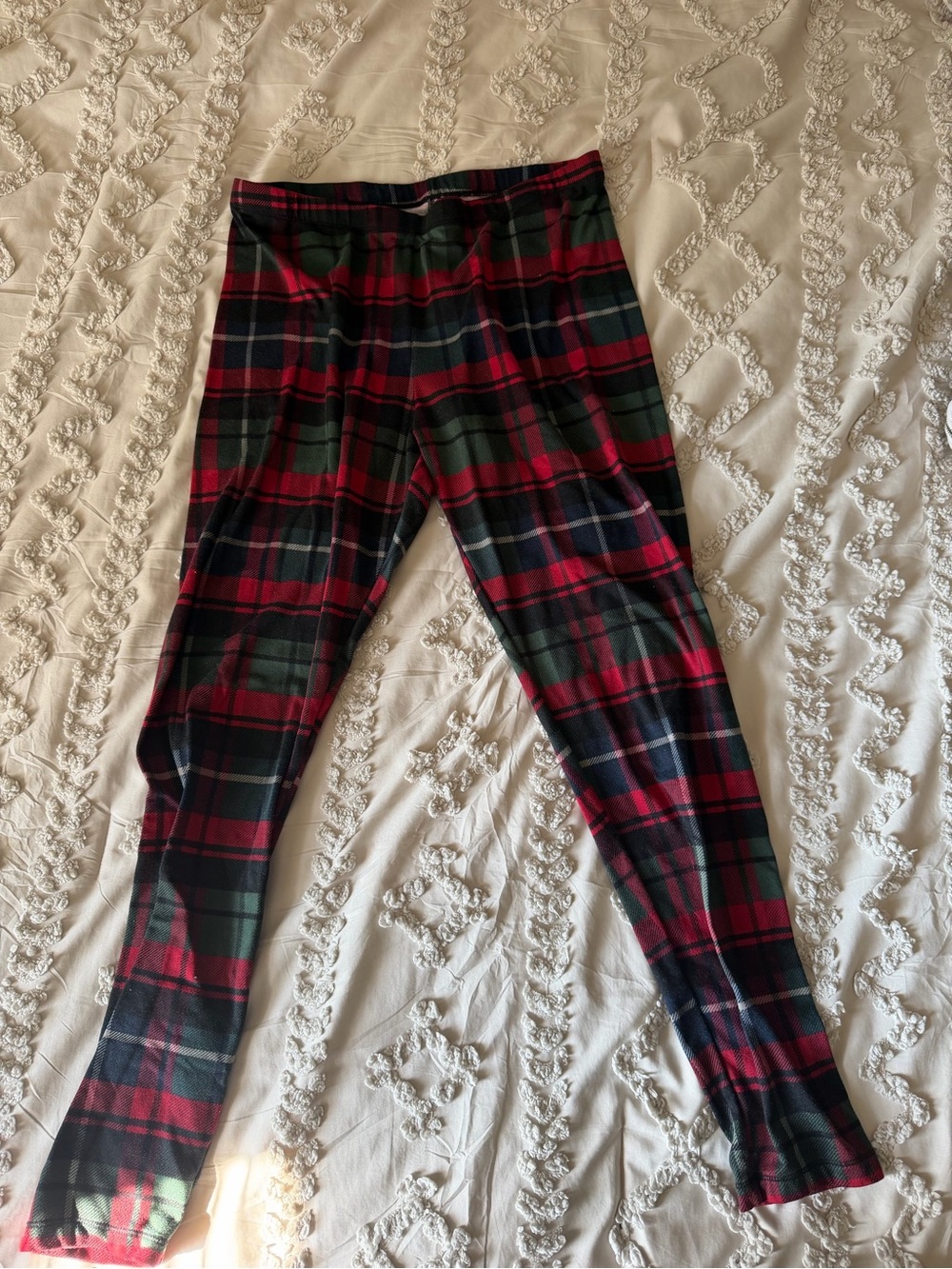 Women’s Red & Green Plaid Lounge Pants